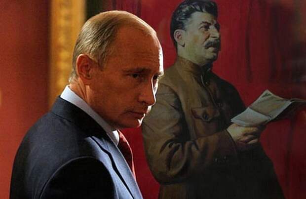 putin-stalin