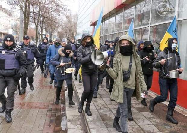 На Украине с драками и скандалами отгуляли 8 марта
