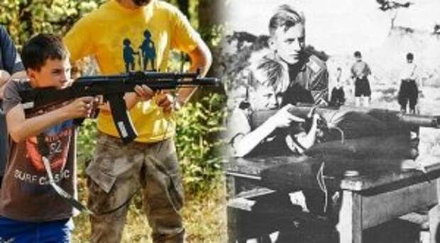 Новое неонацистское поколение: на Западной Украине ветераны АТО обучают детей воевать с Россией и Донбассом 
