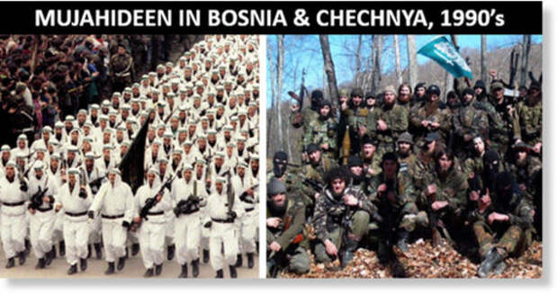 В Боснии и Косово исламские террористы занимались этническими чистками и массовыми убийствами сербов.