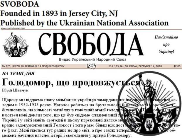 Украинские националисты – холуи заокеанских хозяев