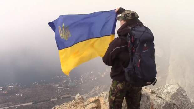 «Пусть обращаются к Порошенко»: в Совфеде отреагировали на акцию с украинским флагом в Крыму