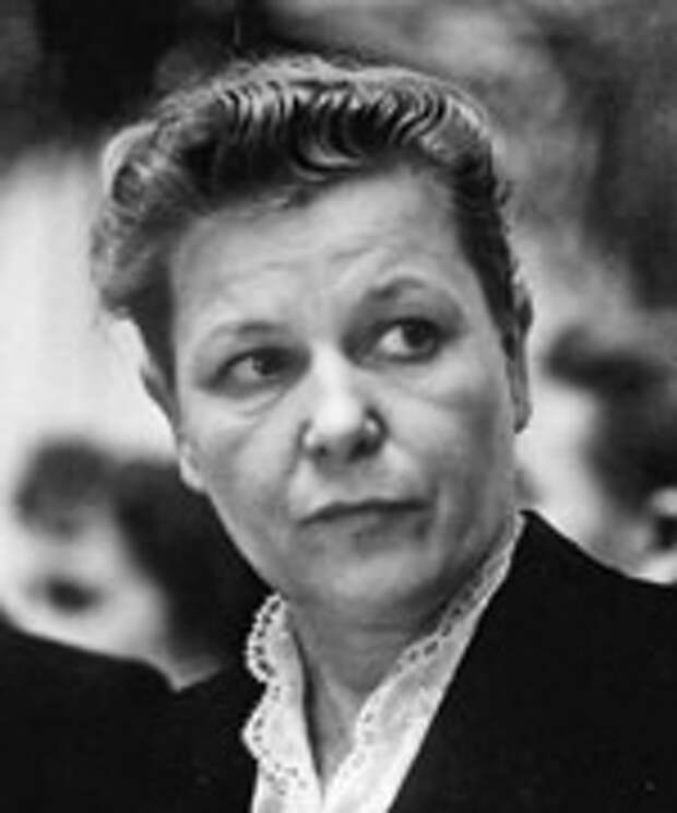 Екатерина Фурцева, министр культуры СССР 1960 по 1974 год. 