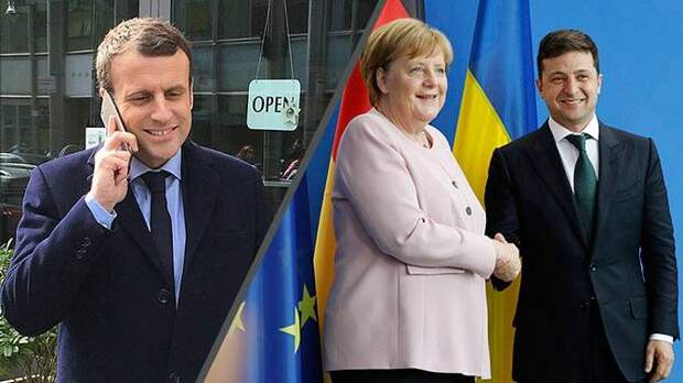 МИД Украины пояснил главную цель встречи Зеленского с Меркель и Макроном