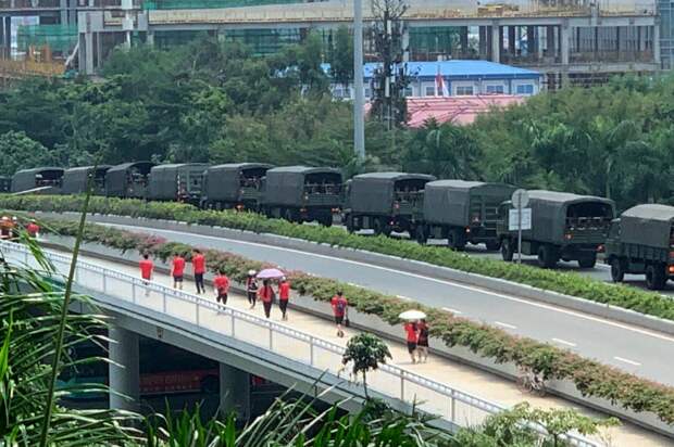Пекин направил войска в Гонконг для подавления акций протеста