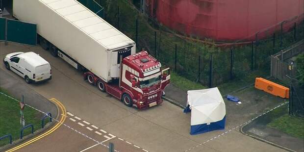 Выяснено происхождение 39 трупов, найденных в грузовике в Британии