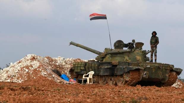 Сирийская армия встретила на севере страны драпающих американцев (видео)